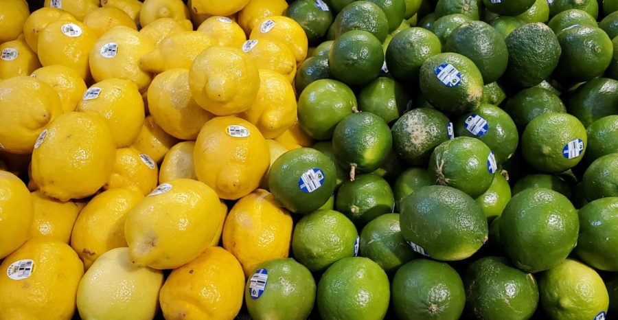 Photo of lemons and limes.