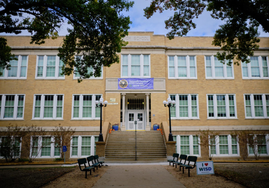 Wilemon STEAM Academy, an elementary school in the Waxahachie Independent School District, sits empty for Thanksgiving break on Nov. 22.