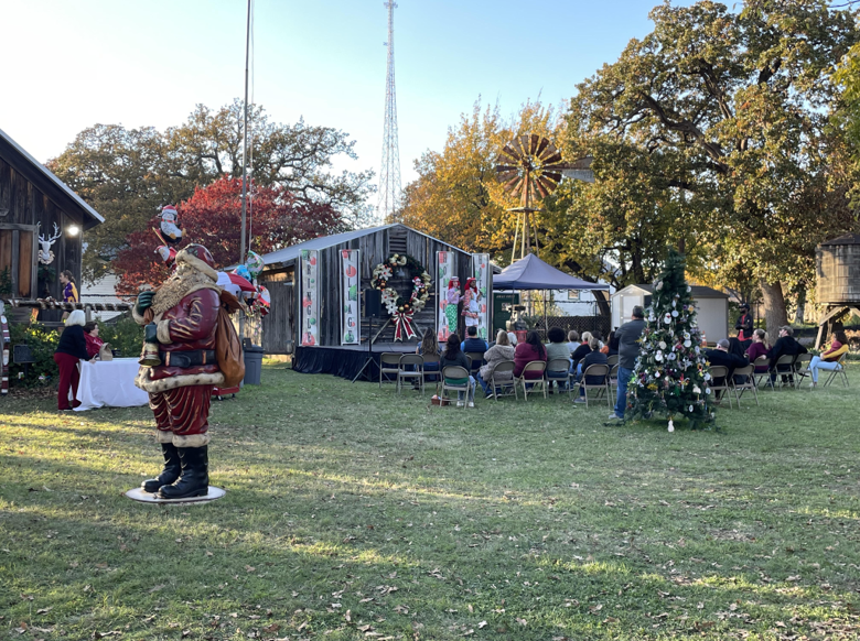 The main stage at Kringle Village at Knapp Heritage Park. Kringle Village is scheduled to be open from 1 p.m.-5 p.m. on Dec. 16 and Dec. 17.