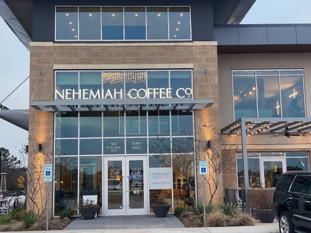 Nehemiah Coffee Co. is located at 505 E. Lamar in Suite K100.