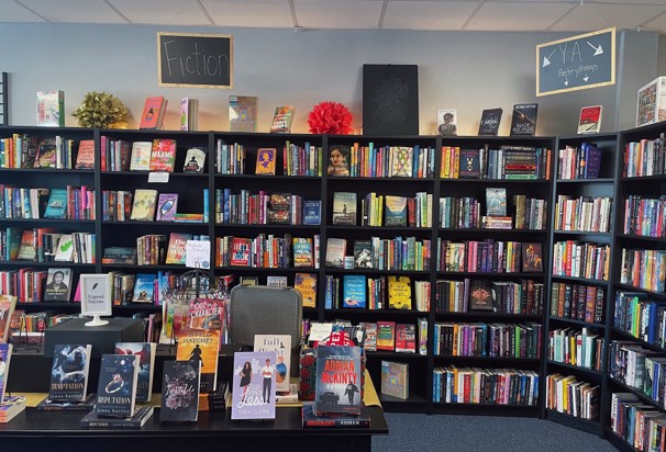 Shelves lined with books at Pantego Books, located at 2910 W. Pioneer Parkway in Dalworthington Gardens.