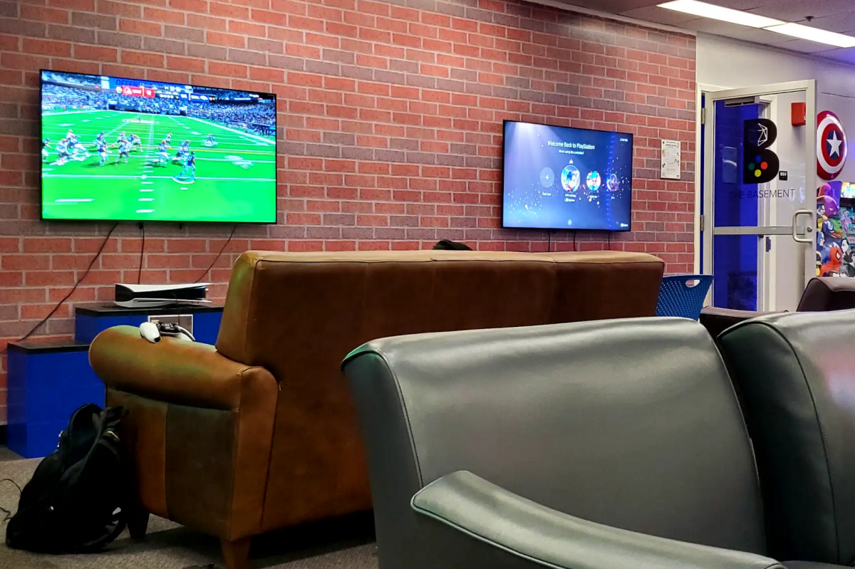 Esports enthusiasts regularly gather at the University of Texas Library gaming venue, The Basement.