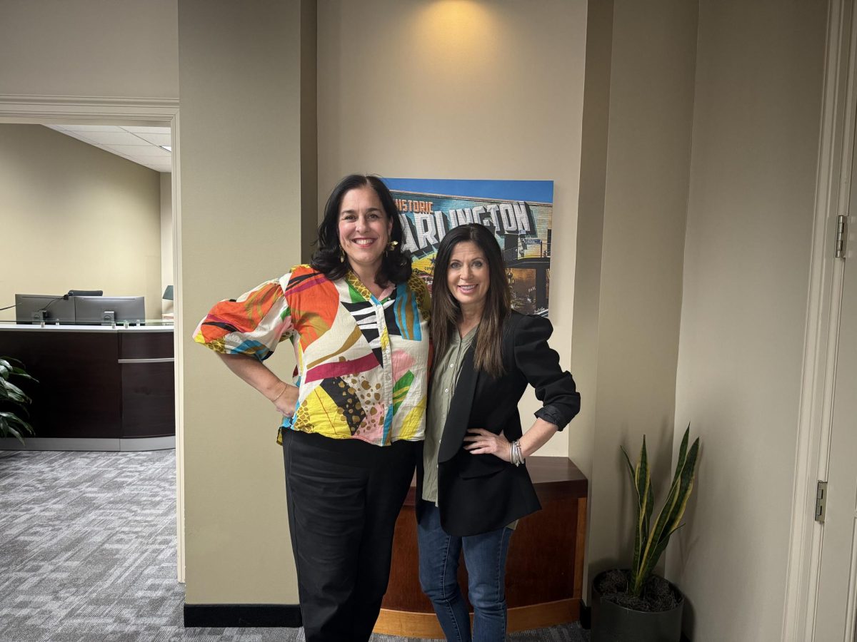 Beth Owens, left, and Letatia Teykl founded the Arlington Women's Alliance 13 years ago when they noticed women were underrepresented in the Arlington Chamber of Commerce.