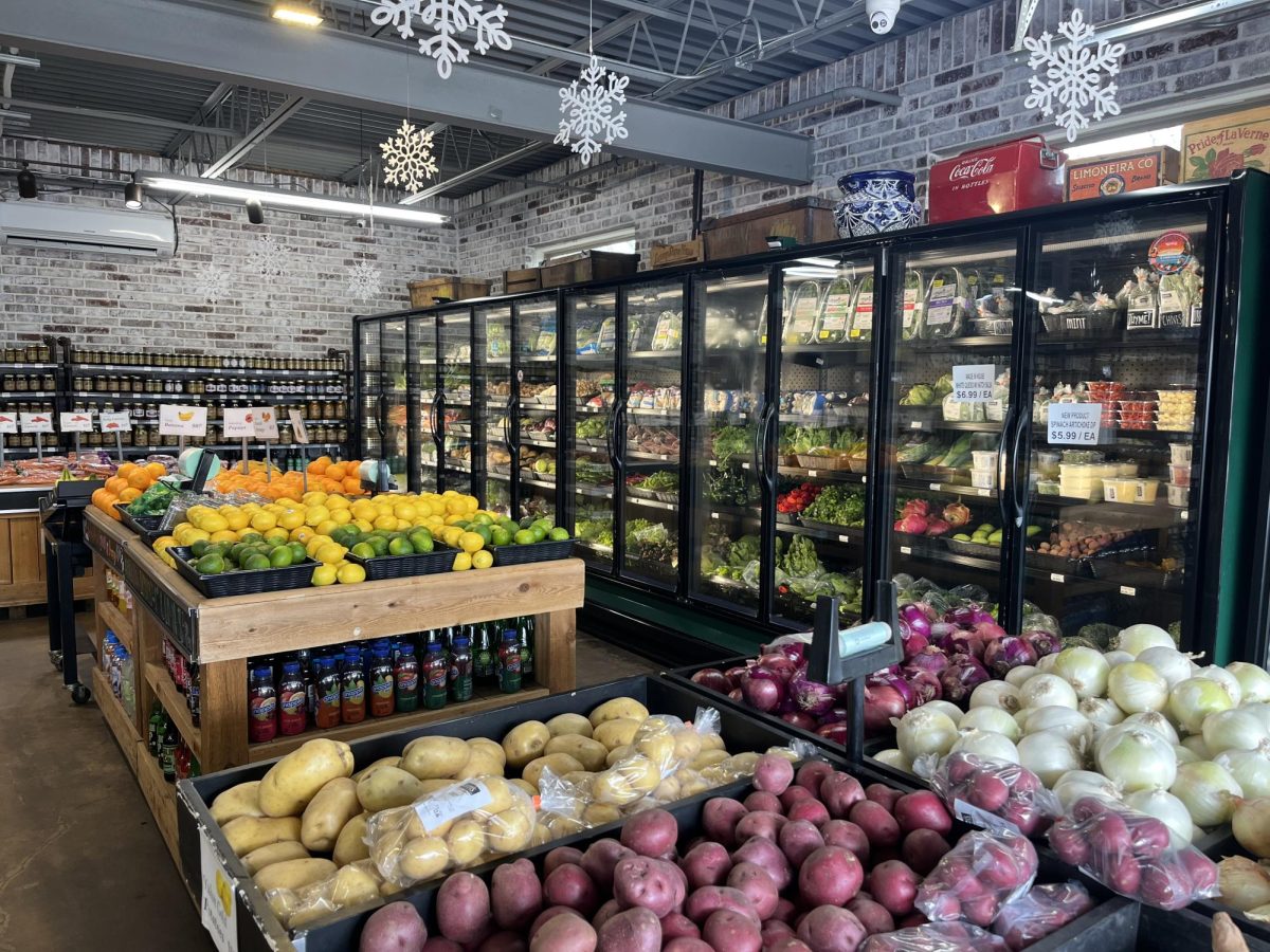 Produce on display at Green's Produce & Plants in Arlington, Texas.