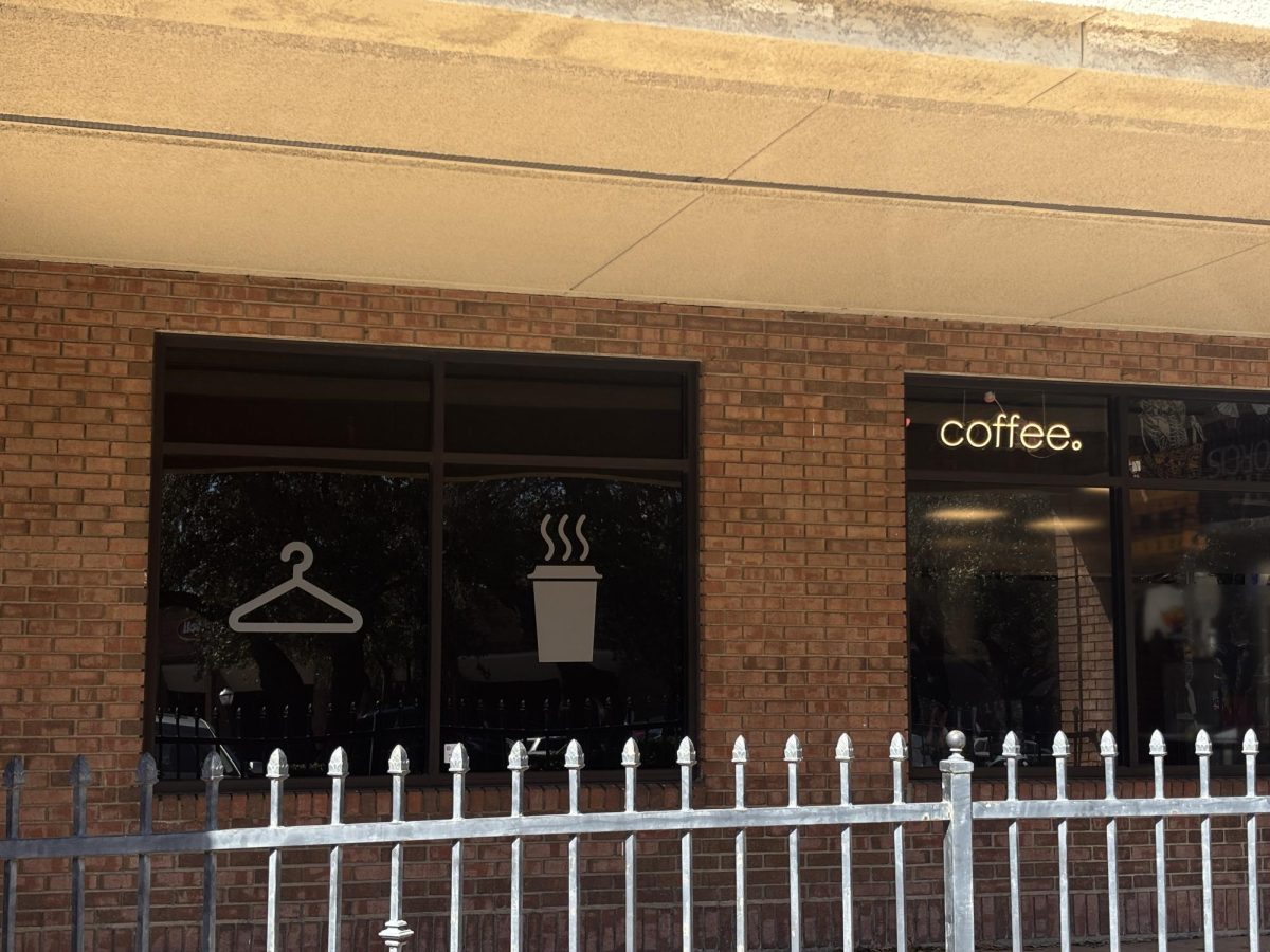 Exterior of Coffee Pop-Up Boutique in Arlington, Texas.