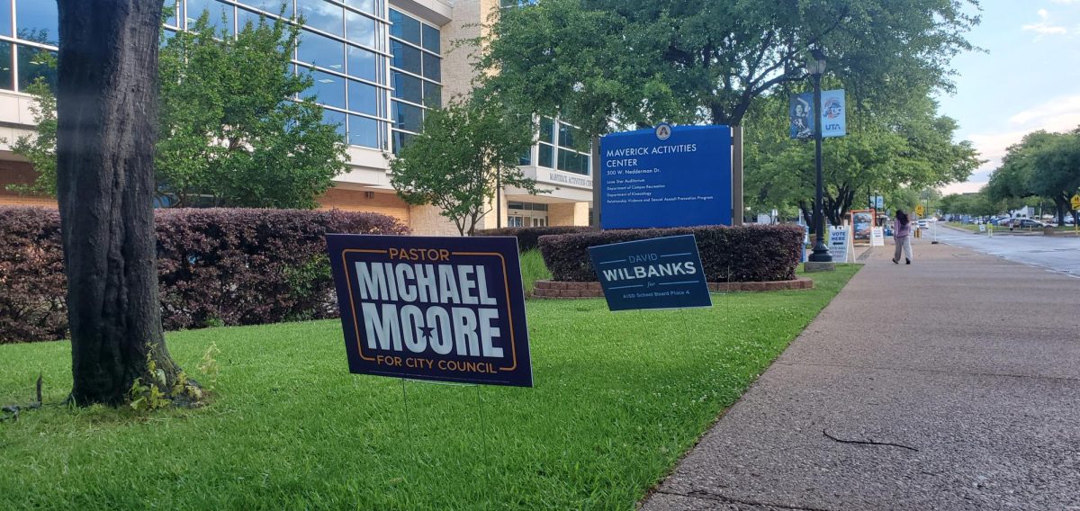 The Maverick Activities Center on the University of Texas at Arlington served as an early voting location for the May 2025 election.
