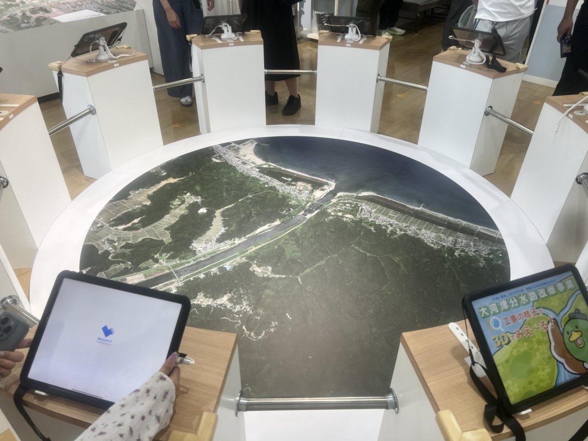 Aerial view of channel at Nitoko-mieru museum-lisa-marie