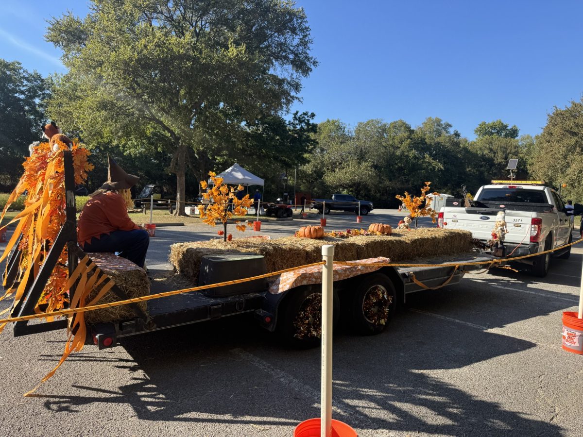 Hayrides shuttled families from distant parking lots to the main festival grounds during the River Legacy Foundation's Fall Festival fundraiser on Oct. 11.