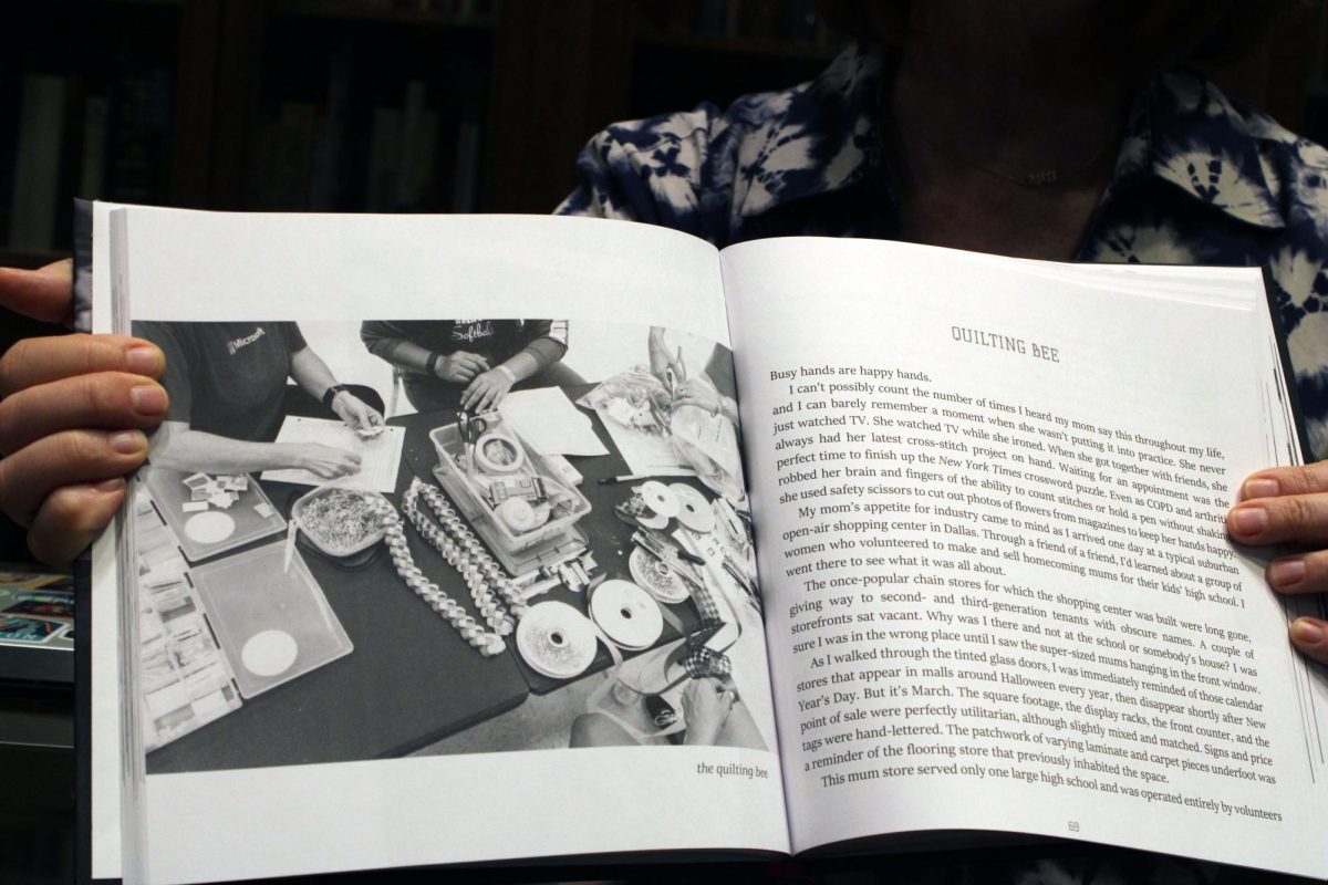 Amy Schultz’s curiosity about the Texas tradition of out-sized homecoming mums began with mothers.