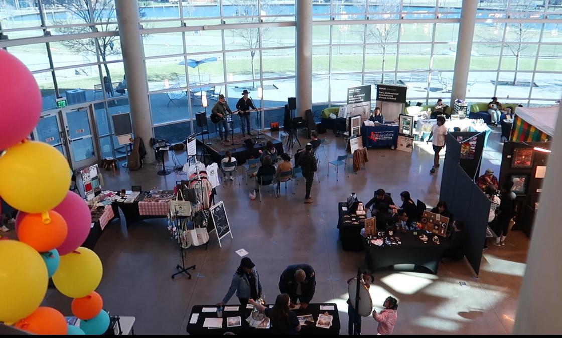 Art and music lovers converged at the epic Recreational Center on Feb. 21 for the second annual Create Epic Vibe Fest.