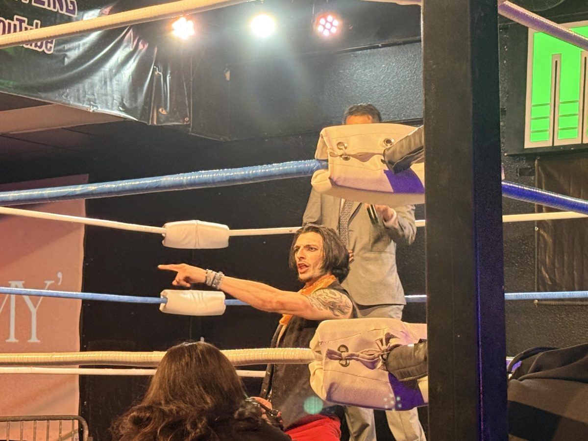Professional wrestler Tommy Prince at a recent match.