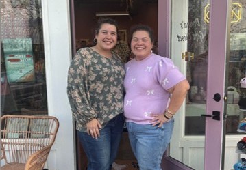 JoAnna Workman and Nikki Swan, owners of Donna's Gift Closet in Arlington, Texas.
